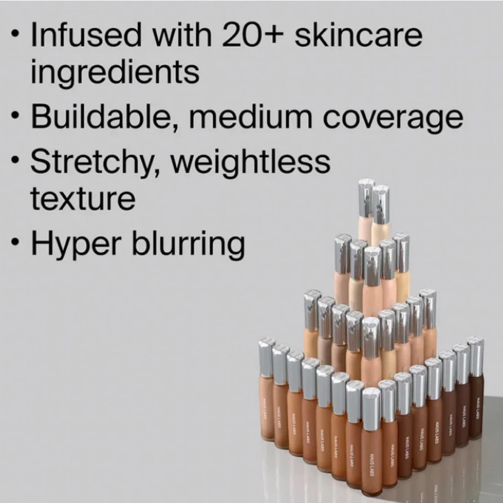 NEW✅Haus Labs TRICLONE™ SKIN TECH HYDRATING + DE-PUFFING CONCEALER